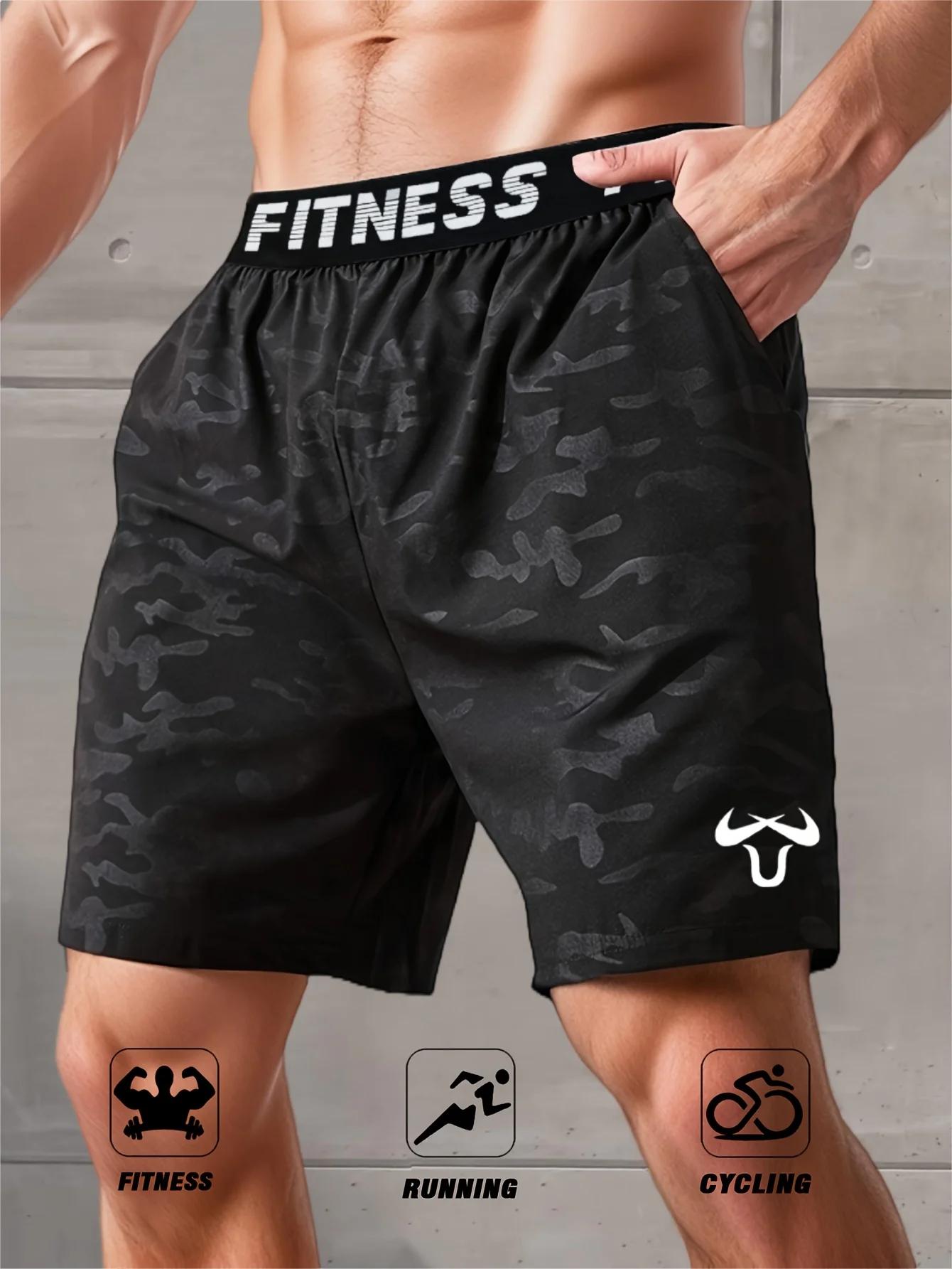 Short de sport pour hommes, short d'entraînement à séchage rapide