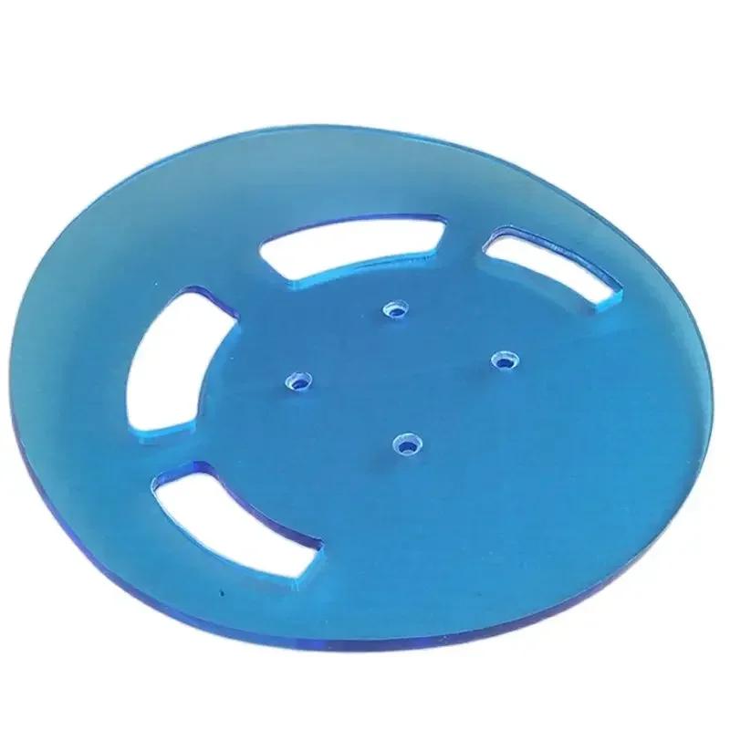 Base de tabouret en acrylique, panneau de tabouret de Bar avec Base arrière découpée arrondie pour t