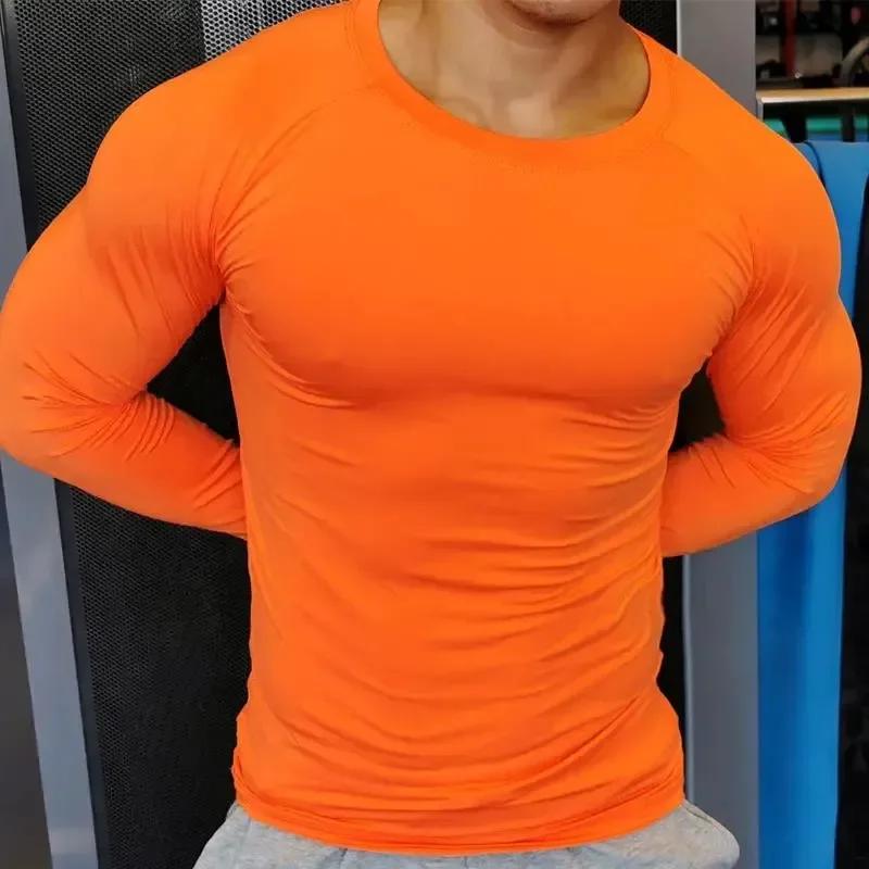 Hommes femmes enfants enfants garçon fille Compression course longue t-shirt Fitness Sport basket-ba