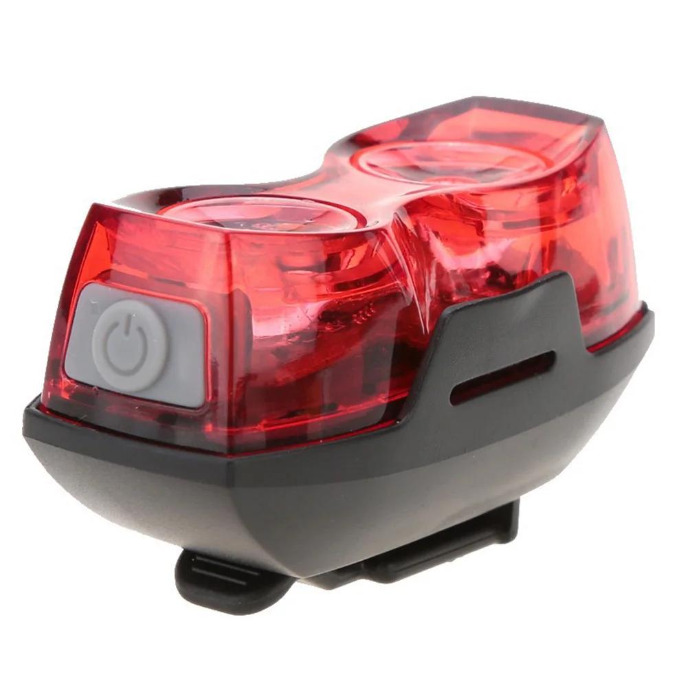 Feu arrière de vélo, piles AAA, haute visibilité, feu rouge, horizontal ou Vertical, accessoires pou