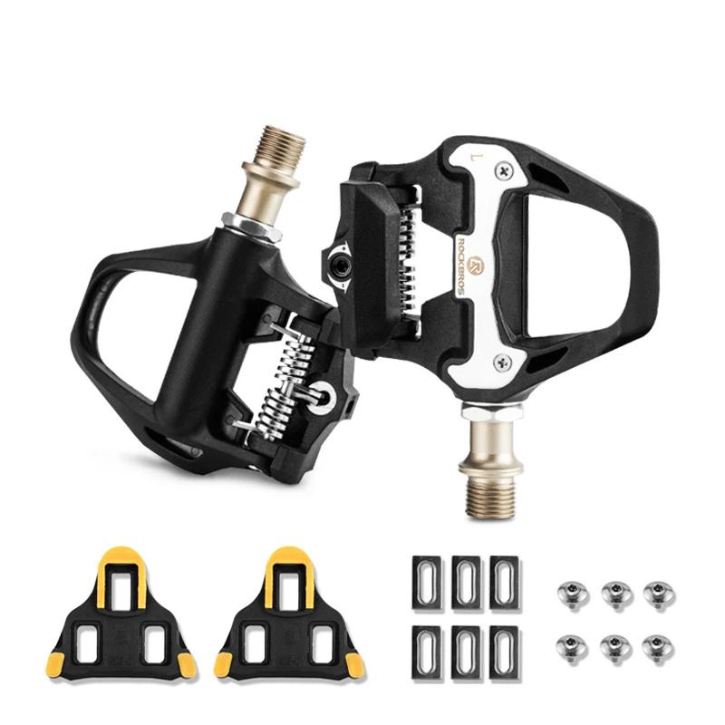 ROCKBROS pédale de vélo SPD-SL vélo de route vélo pédales autobloquantes ultralégères en alliage d'a
