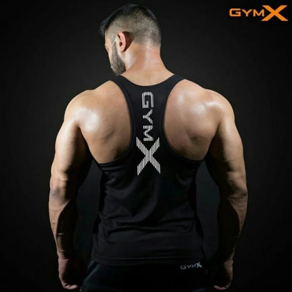 Débardeur musculation homme coton serré - Haut sans manches entraînement fitness gymnase vêtements sport marque