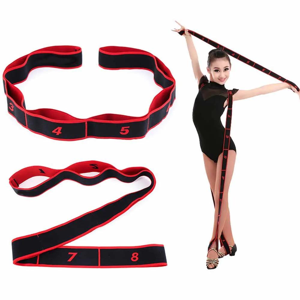 Yoga tirer sangle ceinture fille élastique danse latine étirement bande boucle Yoga Pilates GYM Fitn