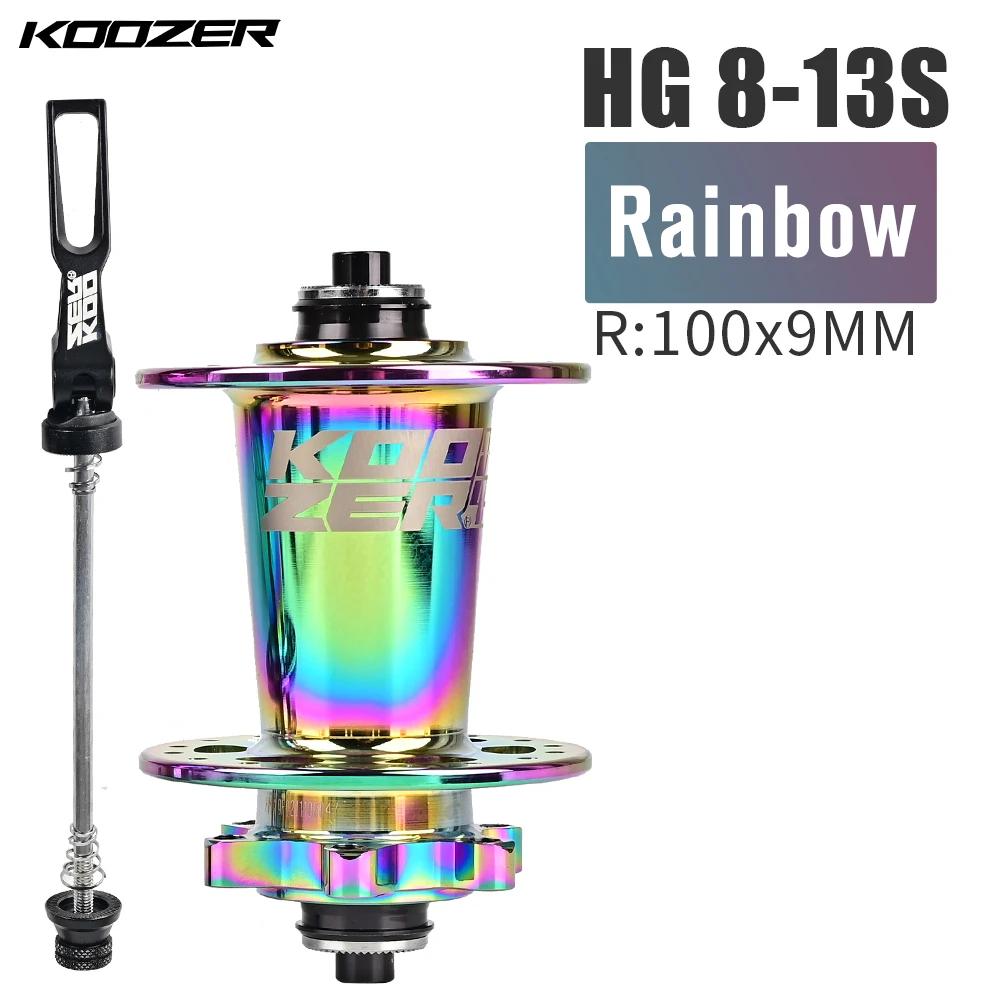 KOOZER XM490 moyeu avant NBK 2 bagues de cubo de roulement 100x9MM 100x15MM 28/32/36 trous noir roug
