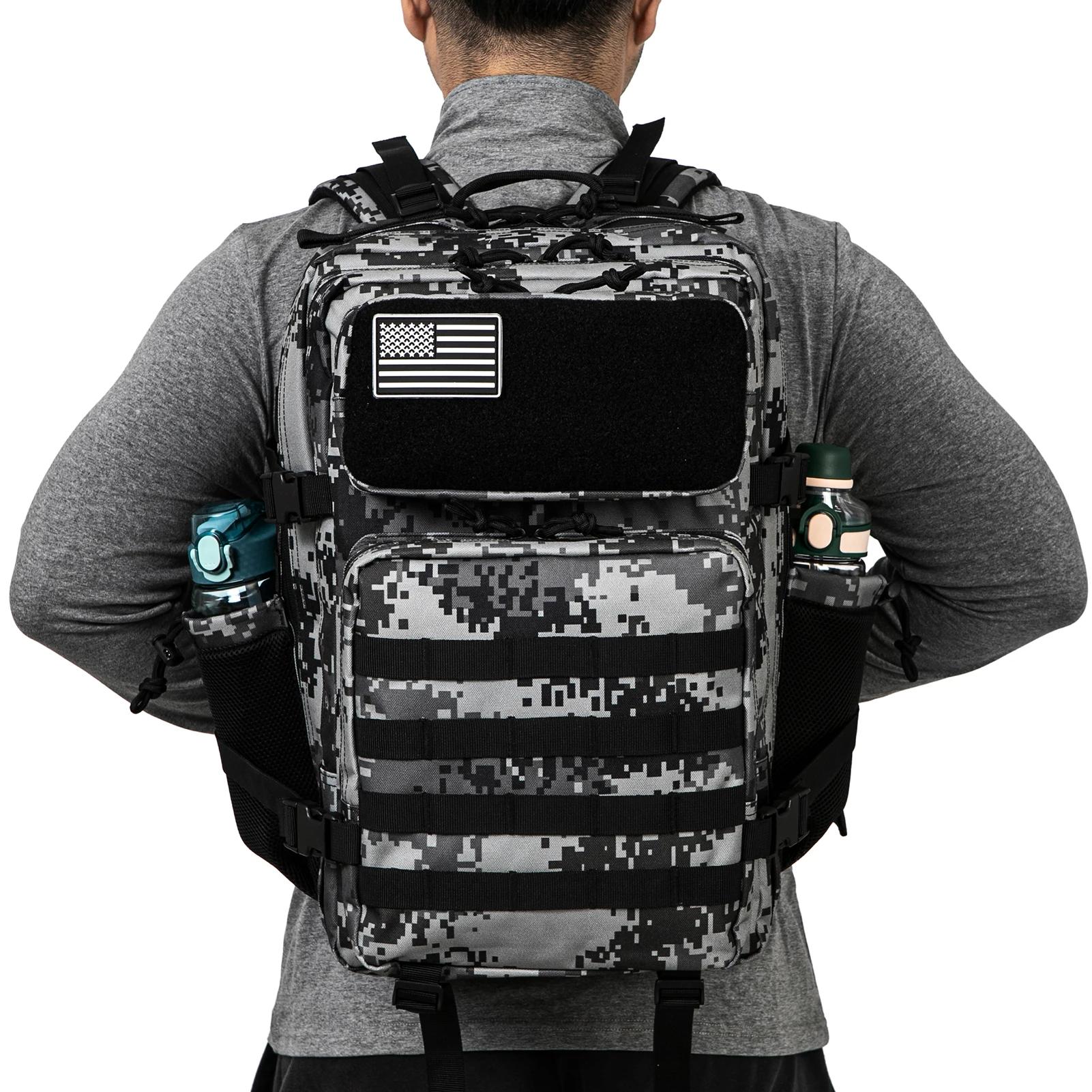 Sac à dos Molle DulBackpack pour homme, sac à dos de chasse et de survie, sac à dos de randonnée en 