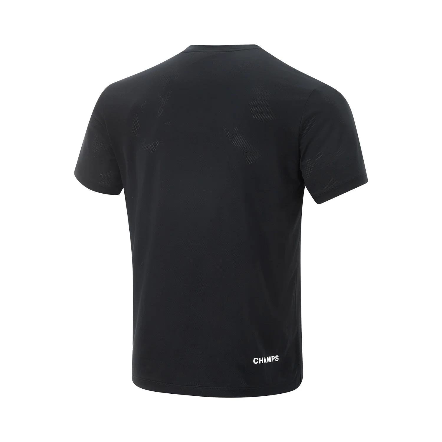 Li-ning T-shirt Wade pour hommes AT DRY ULTRA 92% Polyester 8% élasthanne AT._BACTERIA doublure pull