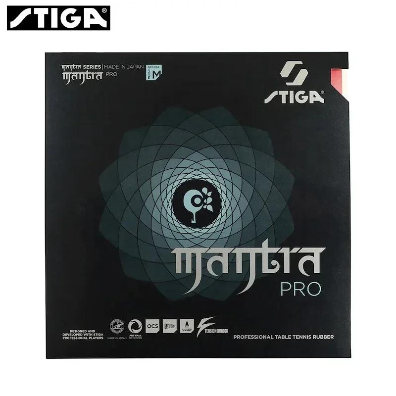 STIGA-MANTRA PRO Caoutchouc de tennis de table, Caoutchouc de ping-pong semi-creux, AstrBalancing, P