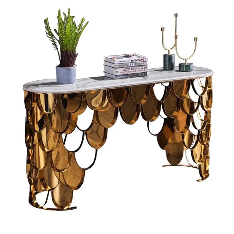Table d'entrée de rangement classique, exquise, moderne et Simple, Console de beauté nordique, meubl