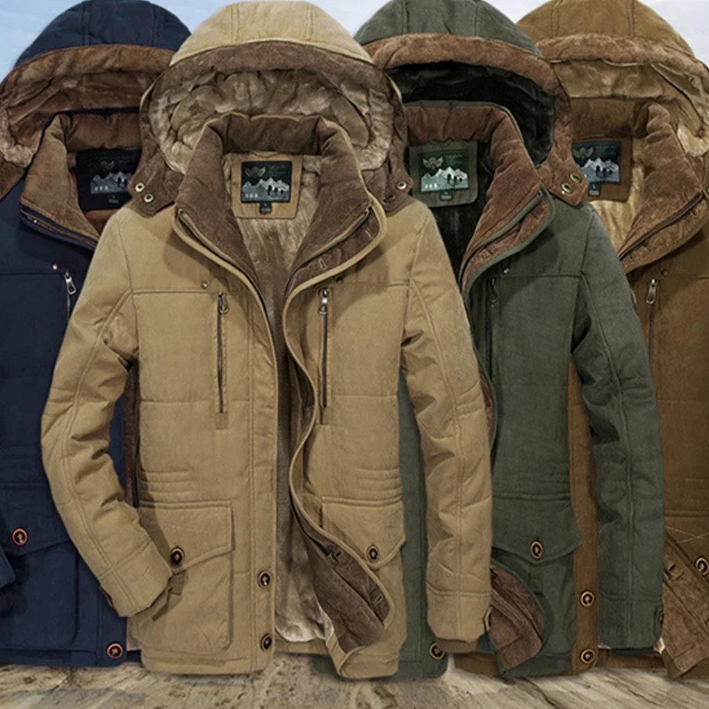 Épais chaud hommes rembourré Parkas coton veste épais décontracté hommes Parkas hiver tendance S-6XL