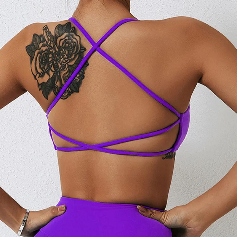 Soutien-gorge de sport sexy et confortable pour l'été, haut de sport pour femme, vêtements d'entraîn