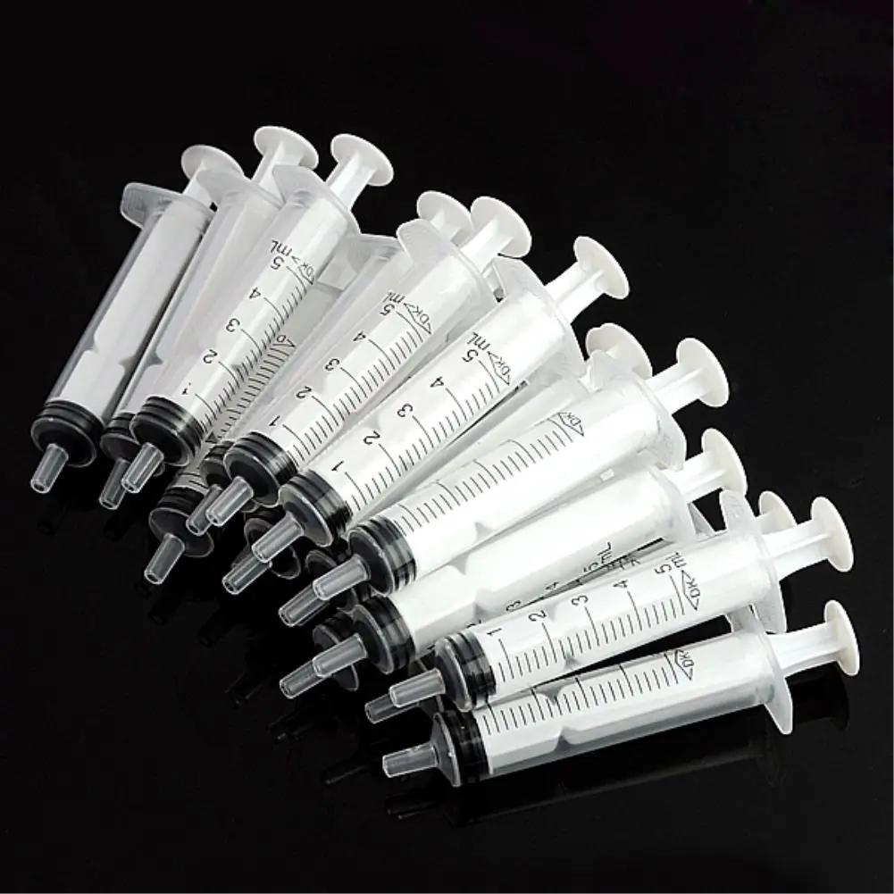 Tube de seringue en plastique de 5ML sans aiguille avec laboratoire hydroponique en plastique OPP, o