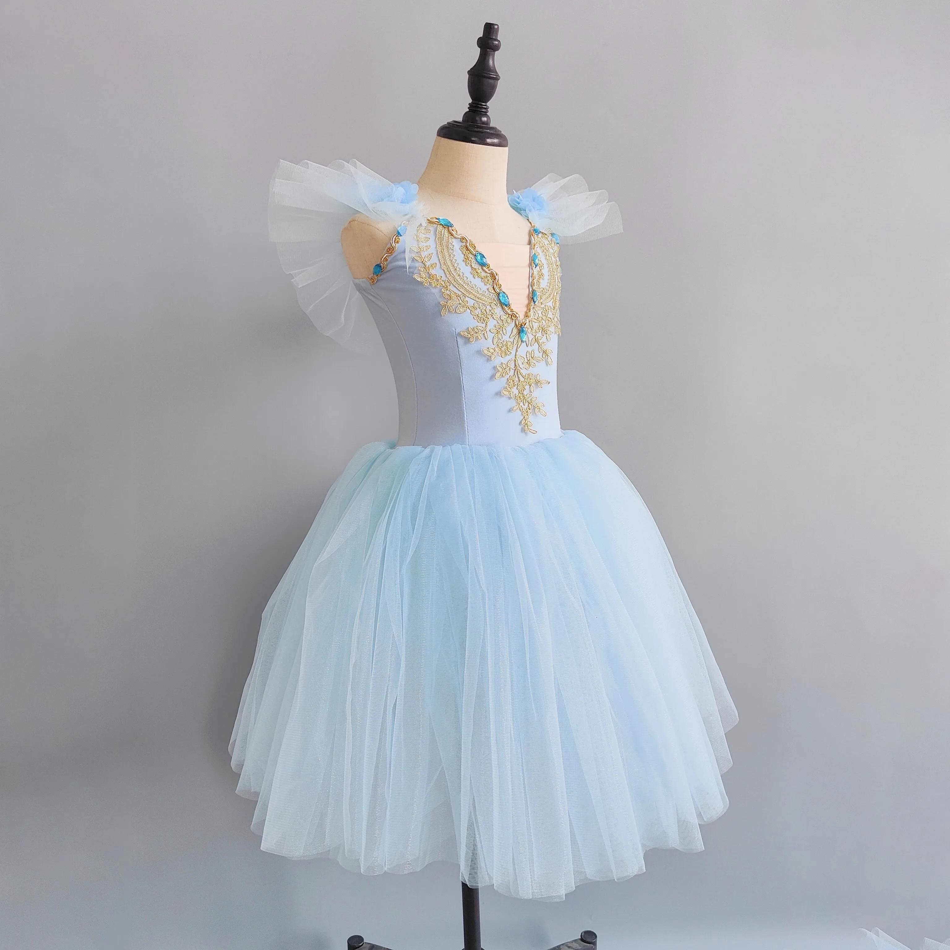 Jupe de Ballet pour filles, Costume de Ballet professionnel pour enfants, jupe TUTU de spectacle, ju