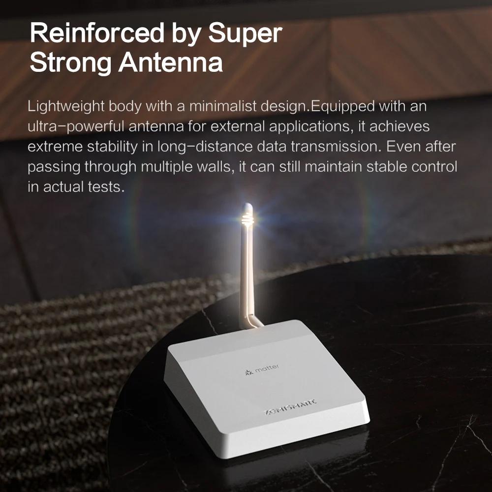 Matter Zigbee – Hub filaire avec antenne, Signal réseau puissant, passerelle de pont pour maison int