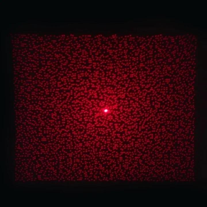 Lentille d'éléments optiques diffractifs DOE, grille DG, motif de lumière laser, effet d'éclairage é
