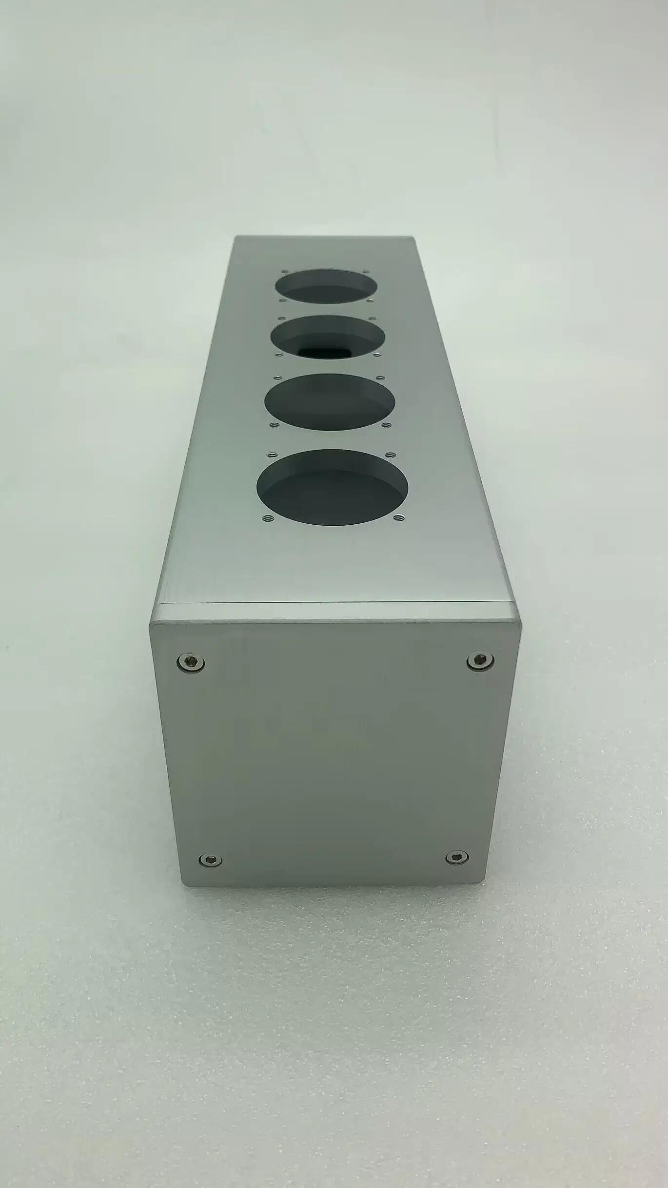 Filtre de puissance de prise EU en aluminium HIFI, boîtier d'amplificateur, bricolage, 2 bits, 4 bit
