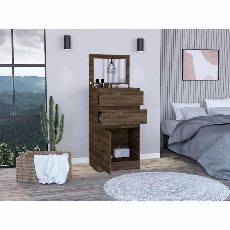 Commode céleste, boîte à bijoux, miroir, deux portes de proximité, armoire à porte unique