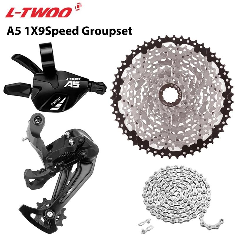 Groupe transmission LTWOO A5 1x9 vitesses - Dérailleur cassette 36T-50T pour VTT tout terrain