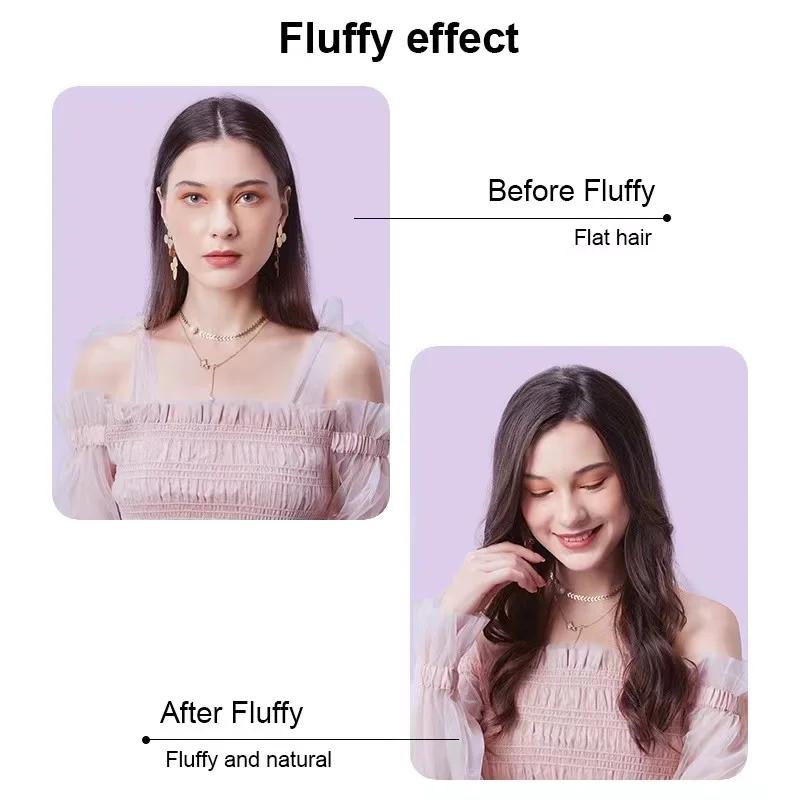 AkiraCosme-Fer à cheveux en céramique à volume moyen, bigoudi en fer à maïs moelleux à ions négatifs