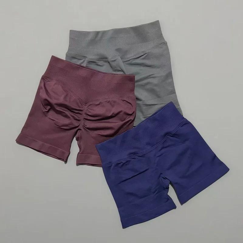 Short de sport pour femmes, short de Yoga taille haute, à la mode et Sexy, pantalon de course, de Fi