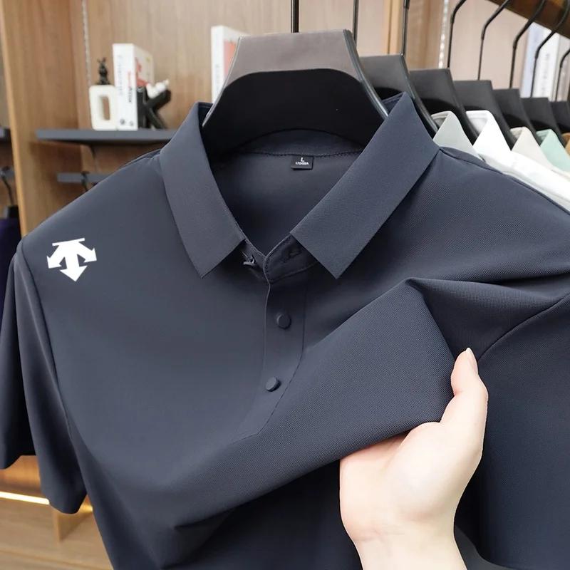 Nouveau Polo Urbain de Luxe pour Homme – T-shirt à Revers Imprimé à Manches Courtes – Idéal pour le 