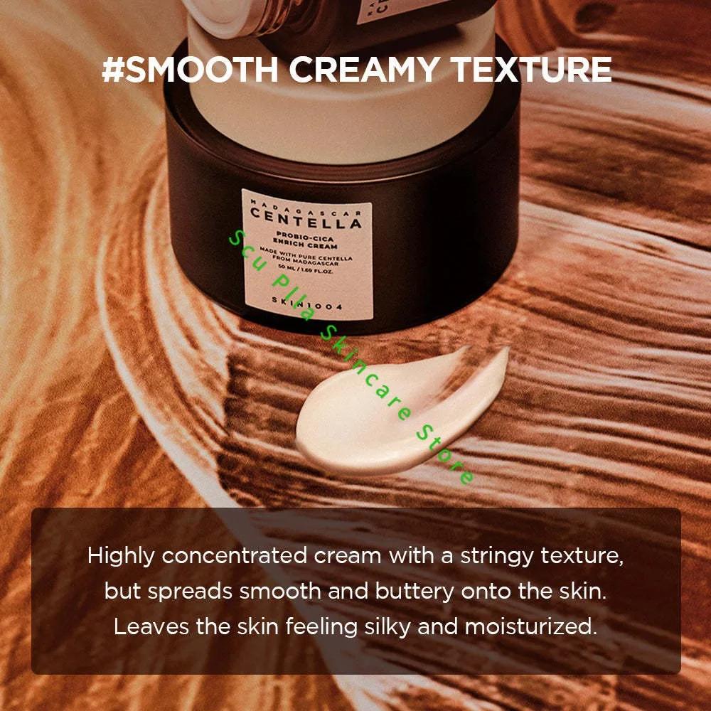 Nouveau coffret éclat anti-âge Skin1004 Centella Probio-Cica de Corée : Crème nourrissante, crème co