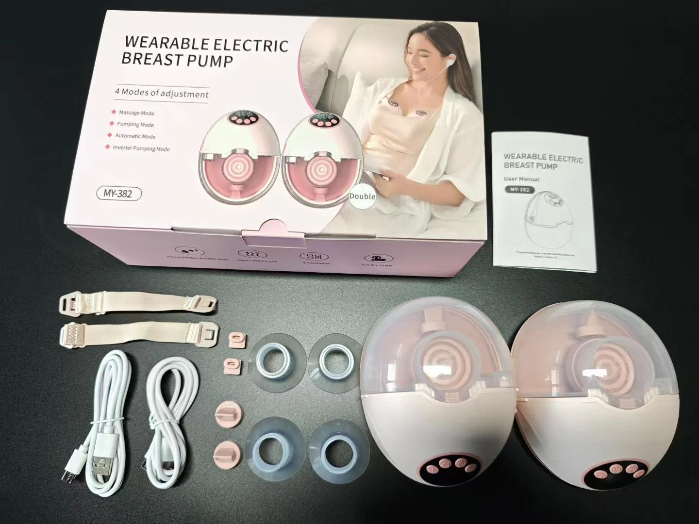 Tire-lait portable mains libres – Électrique, sans BPA, avec chauffage et stérilisateur UV |   Optio