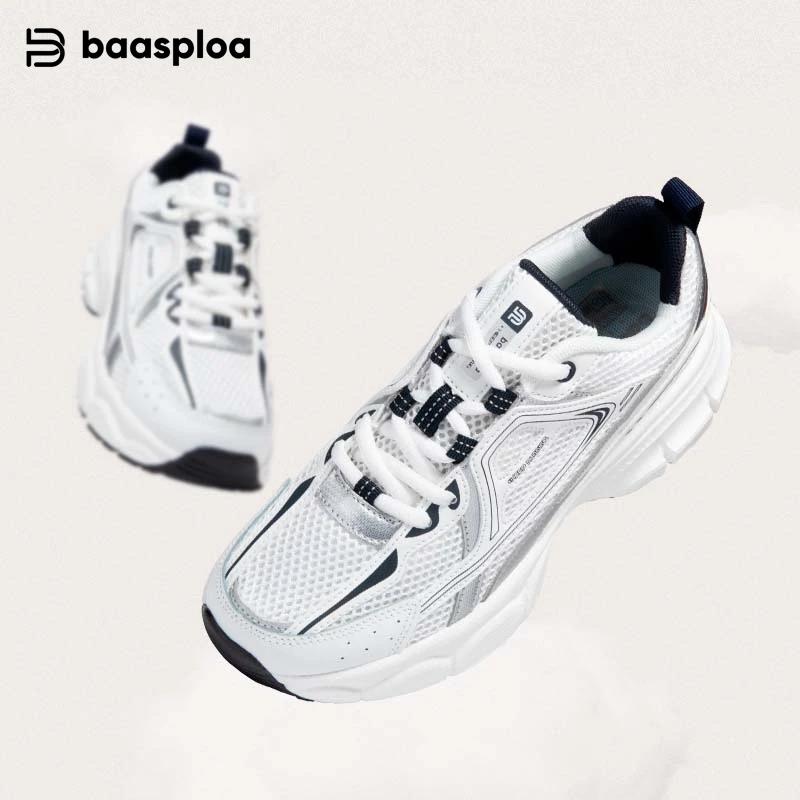 Baasploa femmes chaussures de Sport maille respirant léger chaussures de marche décontractées femme 