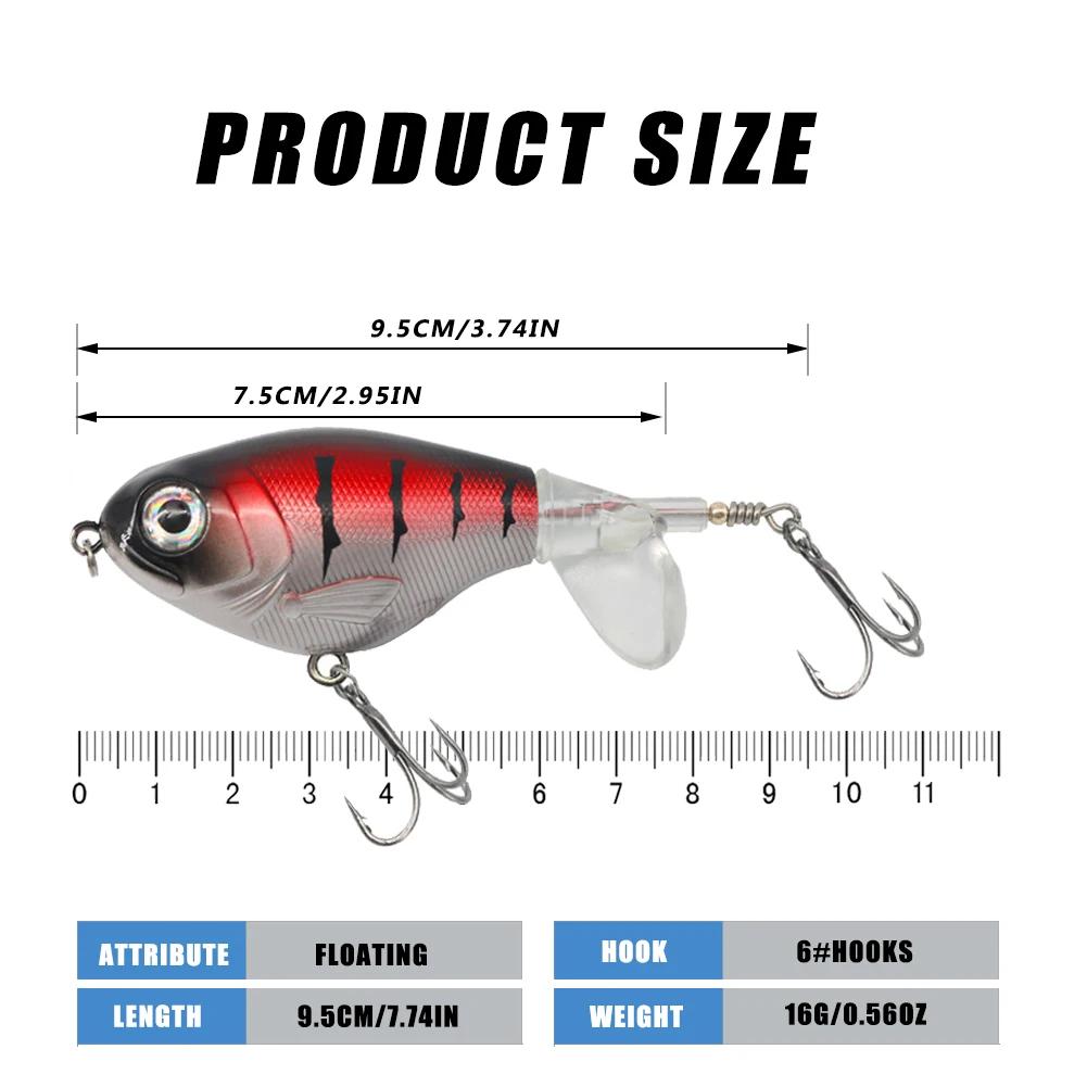 1pc leurre de pêche en surface 11g/16g Whopper Popper Wobbler appât dur artificiel basse Popper queu