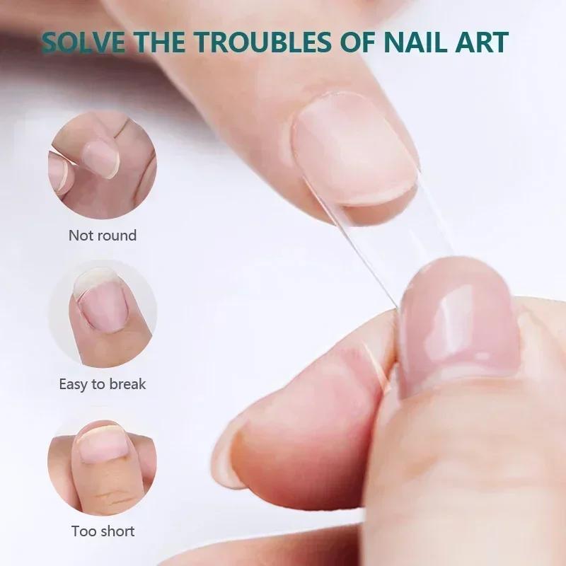 Nailpop-Faux ongles à couverture complète, capsules en acrylique, matériel professionnel, imbiber le