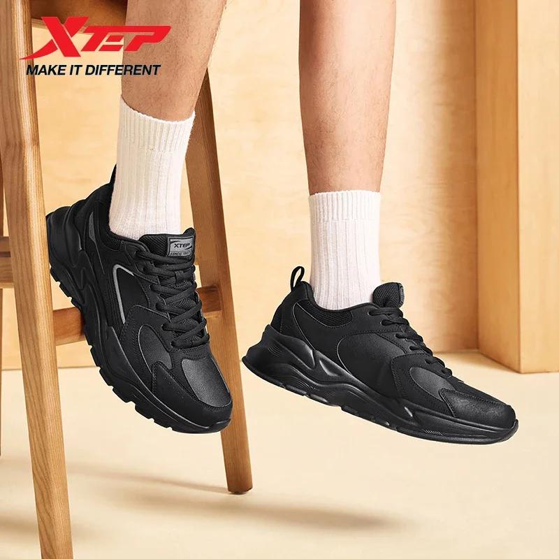 Xtep chaussures décontractées pour hommes 2025 hiver Style de rue coussin léger résistant à l'usure