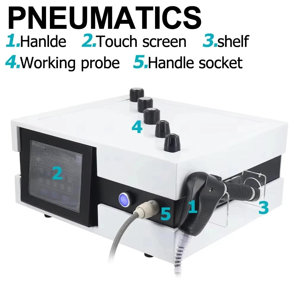 Machine pneumatique de thérapie par ondes de choc 2025, 12 bars, pour le traitement ED, soulagement 