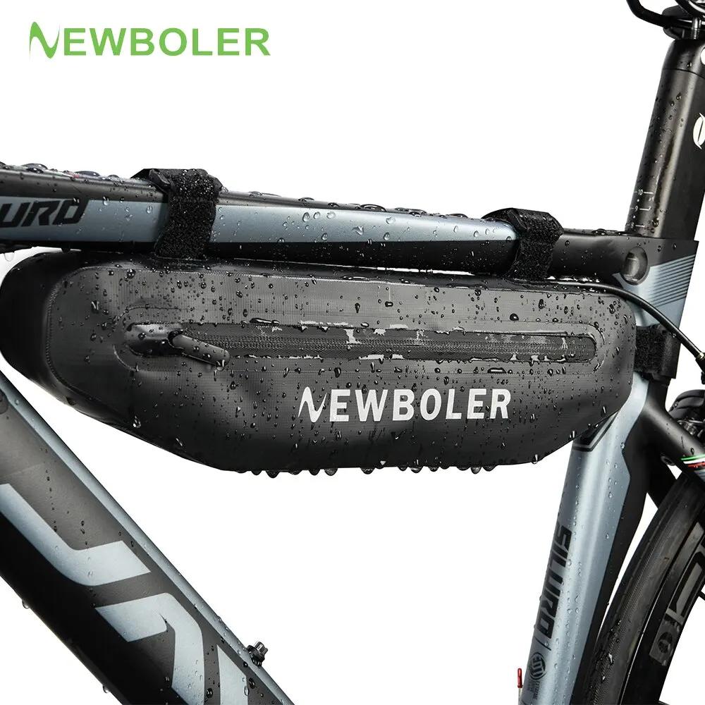 NEWBOLER Sacs De Vélo Vélo Top Tube Avant Cadre Sac Étanche VTT Route Triangle Pannier Dirtresistant
