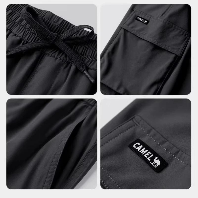 GOLDEN CAMEL Short d'été pour homme Short de travail à vent rapide Absorbant l'humidité Short de spo