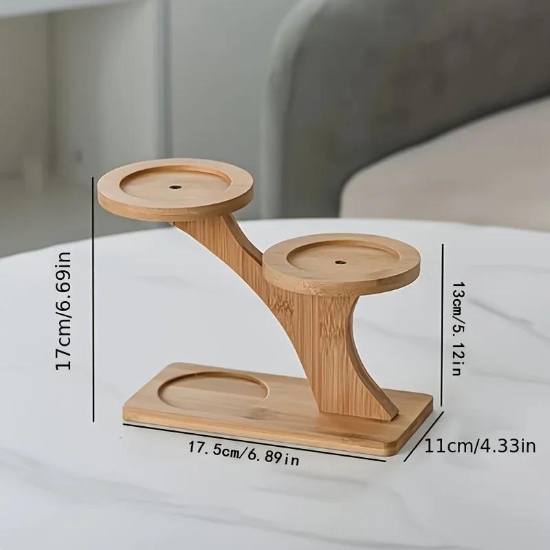 Support multifonctionnel pour plantes en bambou, décoration de maison/bureau/balcon, cadeau parfait 