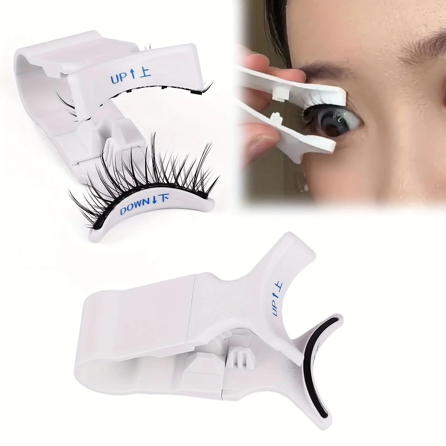 1 pièce d'application de cils sans effort avec pince à cils magnétique-applicateur ABS pour faux cil