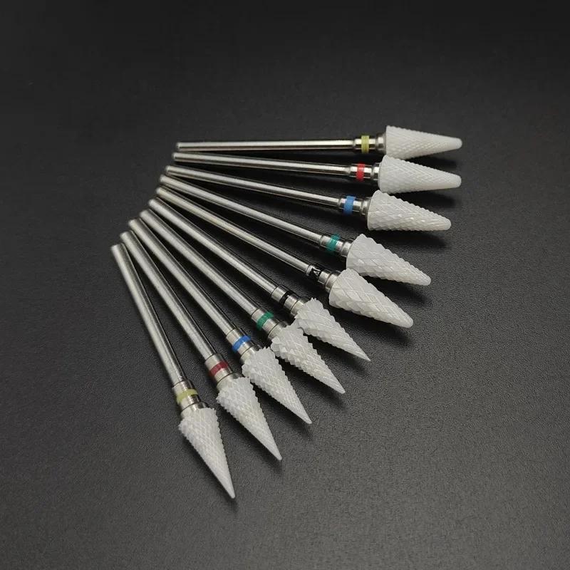 Foret à ongles en carbure de céramique, fraise rotative, fraise, perceuse électrique pour outils de 