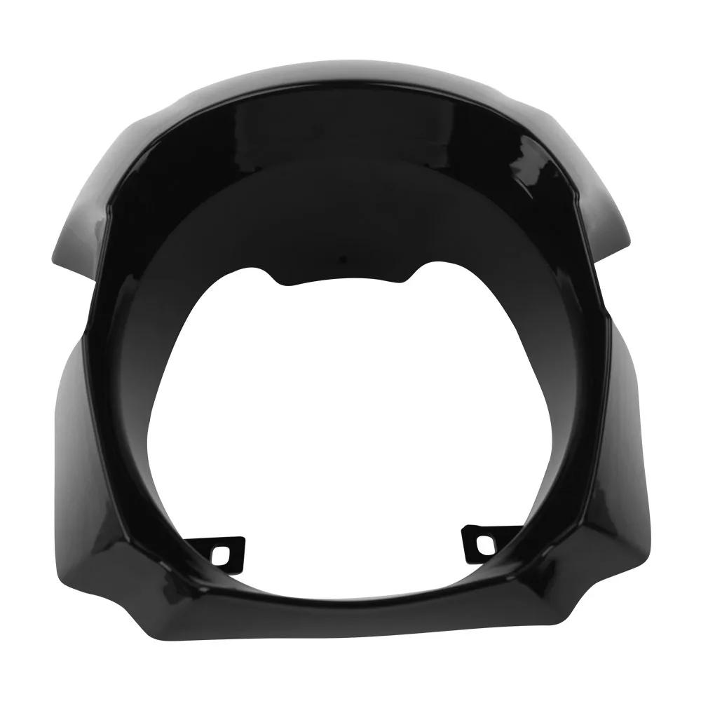 Masque de Carénage Noir Brcorporelle pour Lumière de Sauna Avant de Moto, pour Harley Softail instou