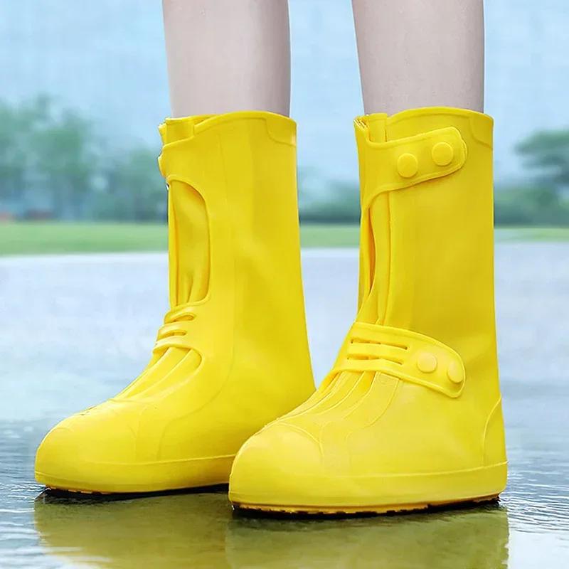 Couvre-bottes De pluie imperméable anti-dérapant couvre-chaussures Cubre Zapatos Para La Lluvia De S