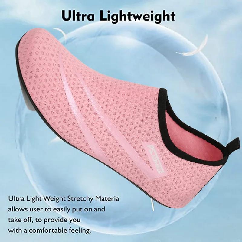 Chaussures de plongée femmes Aqua chaussures hommes plage natation Sport nautique chaussettes pieds 