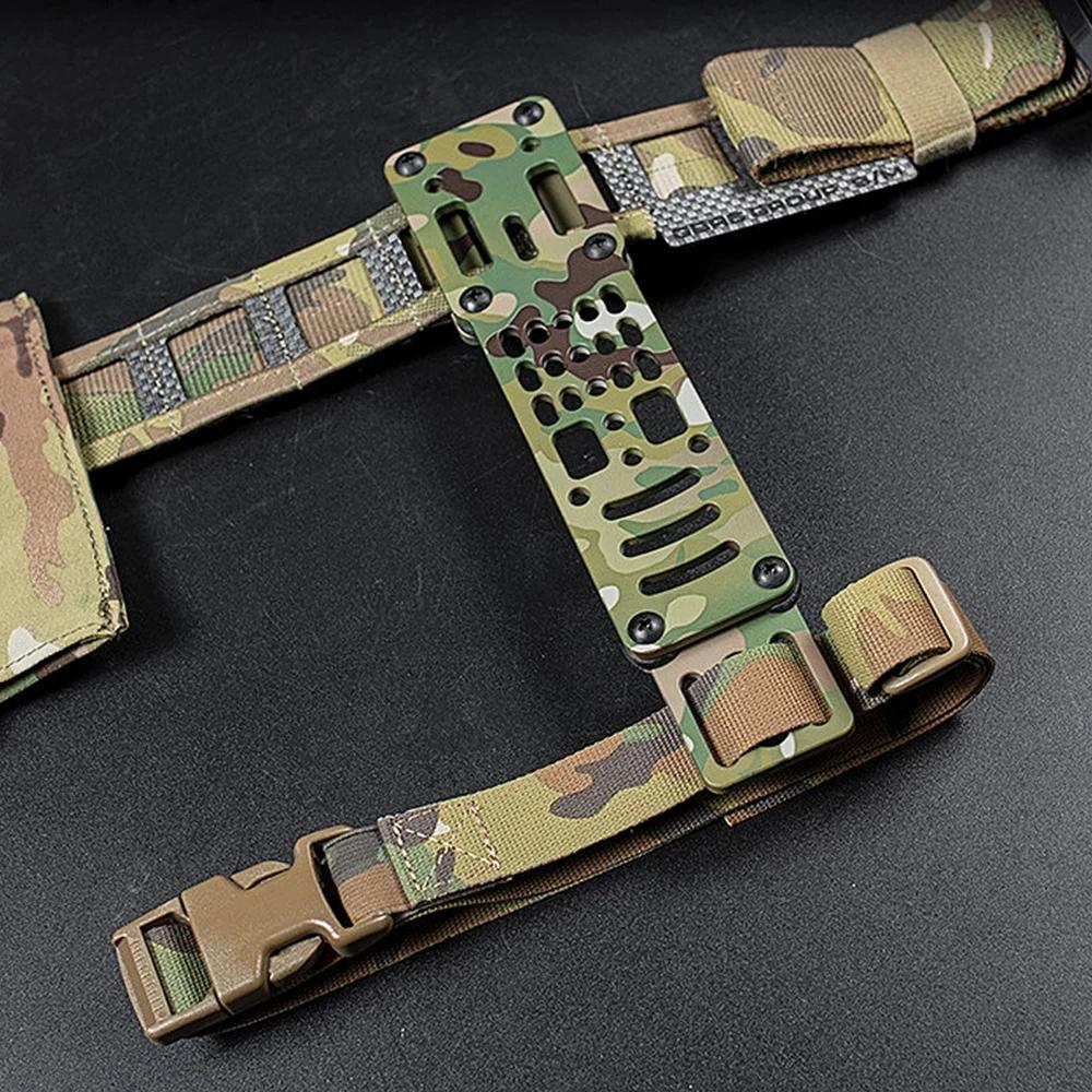 Adaptateur de étui de pistolet modulaire en métal de chasse pour plate-forme QLS, bande de jambe tom