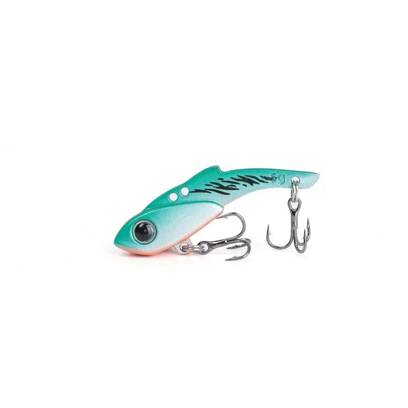 OUTPeugeot-Leurre métallique rigide VIB cuillère, appât Élde type crankbait idéal pour la pêche au b