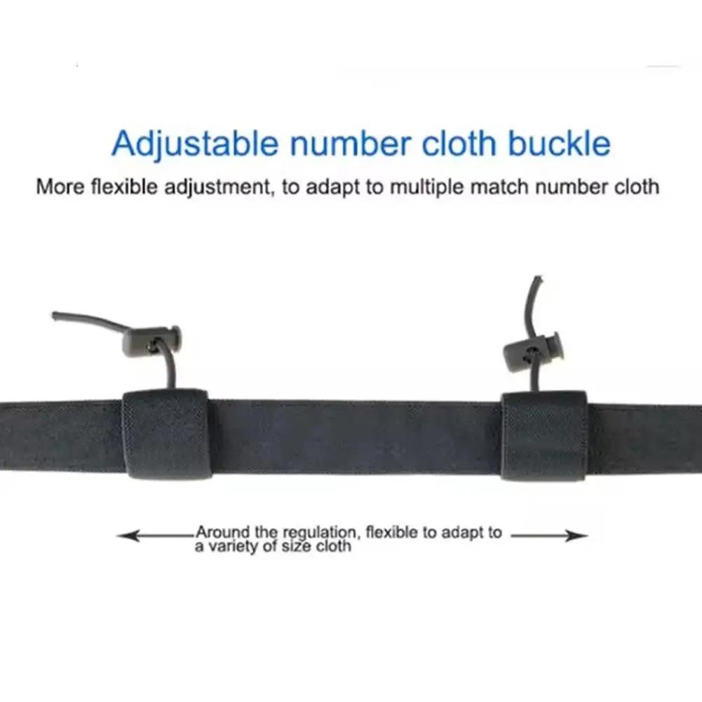Porte-bavoir de course, ceinture de course, sangle de bavoir pour Triathlon, Marathon, course à pied