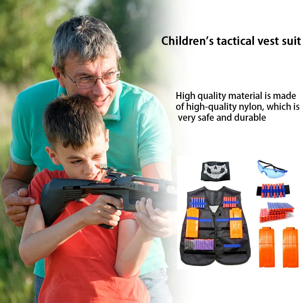 Kit de Support Dulglaseimed avec Balles pour Enfants - Jeu Plein Air Nerf N-Strike Elite