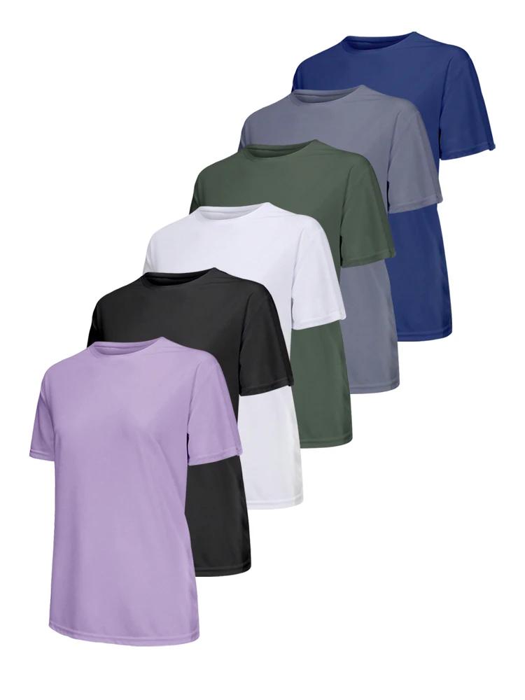T-Shirt de Sport ultraléger à séchage rapide pour femmes, couleur unie, léger et respirant, chemise 