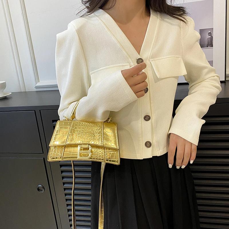 Sac à langer de luxe classique et élégant : Sac à main bandoulière pour femme au style vintage et gr