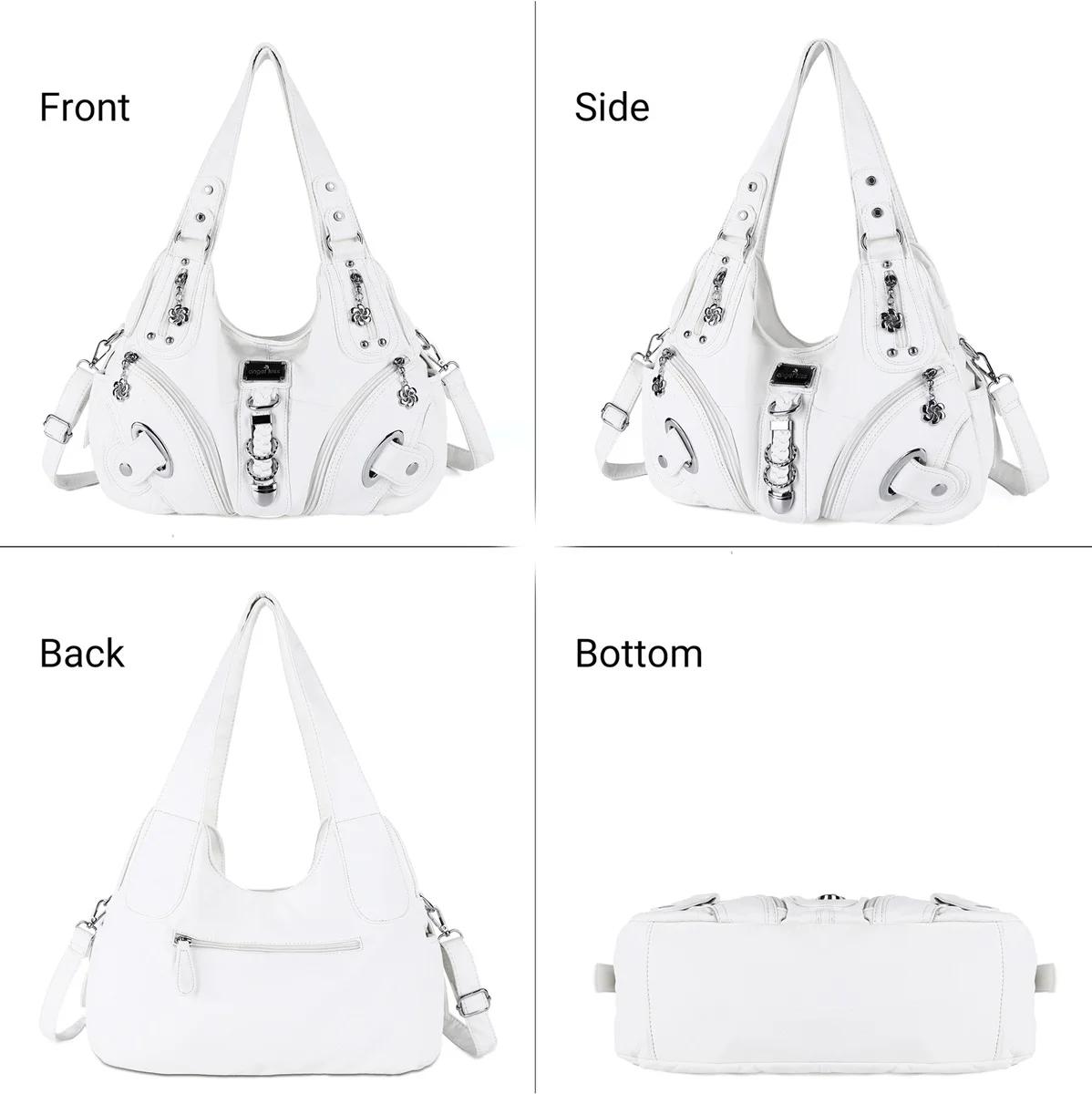 Sac à bandoulière tendance pour femme Angel Kiss, grand sac fourre-tout à poignée supérieure, sac à 
