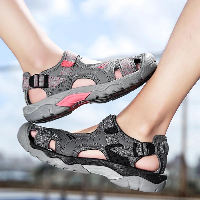 Chaussures d'été antidérapantes pour hommes et femmes - Sandales de plage à fond souple 2024