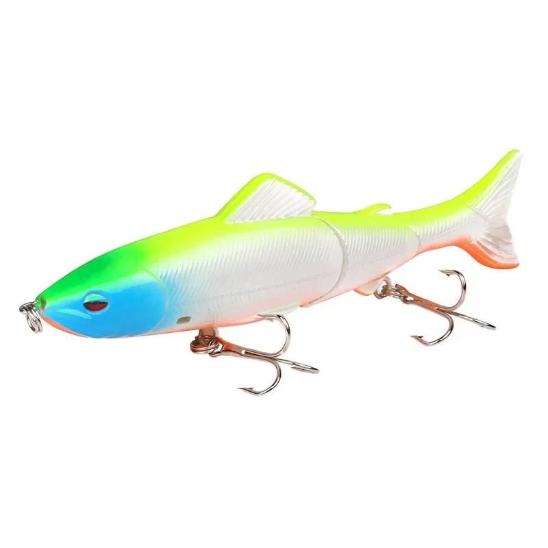 1 Pc appât commun nageur Wobbler leurre de pêche 13 cm 18g appât dur artificiel vairon manivelle pou