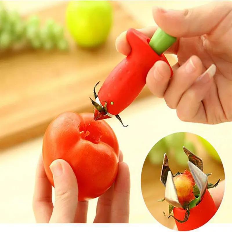 Harvey-Dissolvant de tiges de tomates, trancheur d'ananas, coupe-légumes, gadget de cuisine, 1 pièce