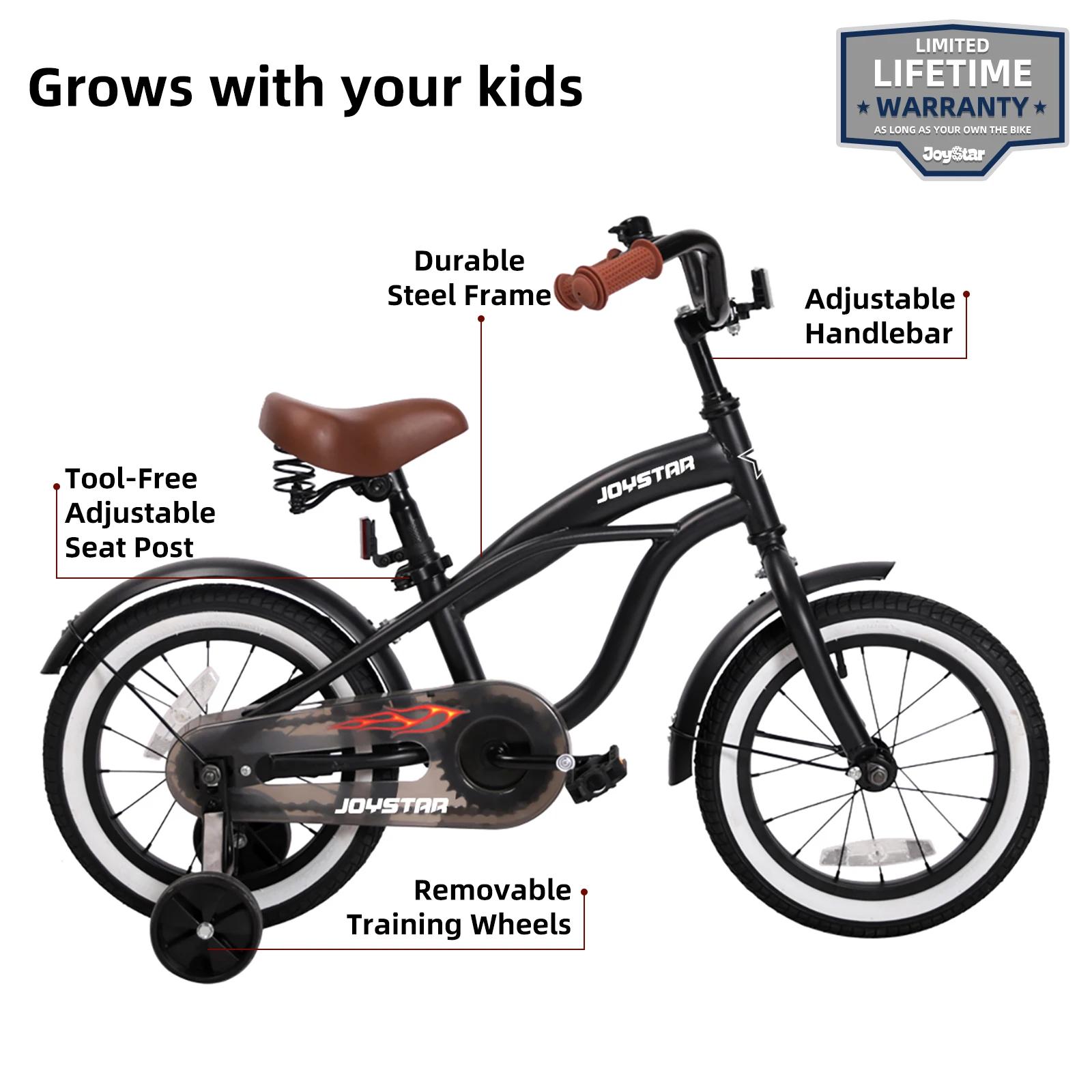 Vélo avec roue d'entraînement pour enfants, 12/14/16 pouces, 6 documents, bicyclette de princesse, p